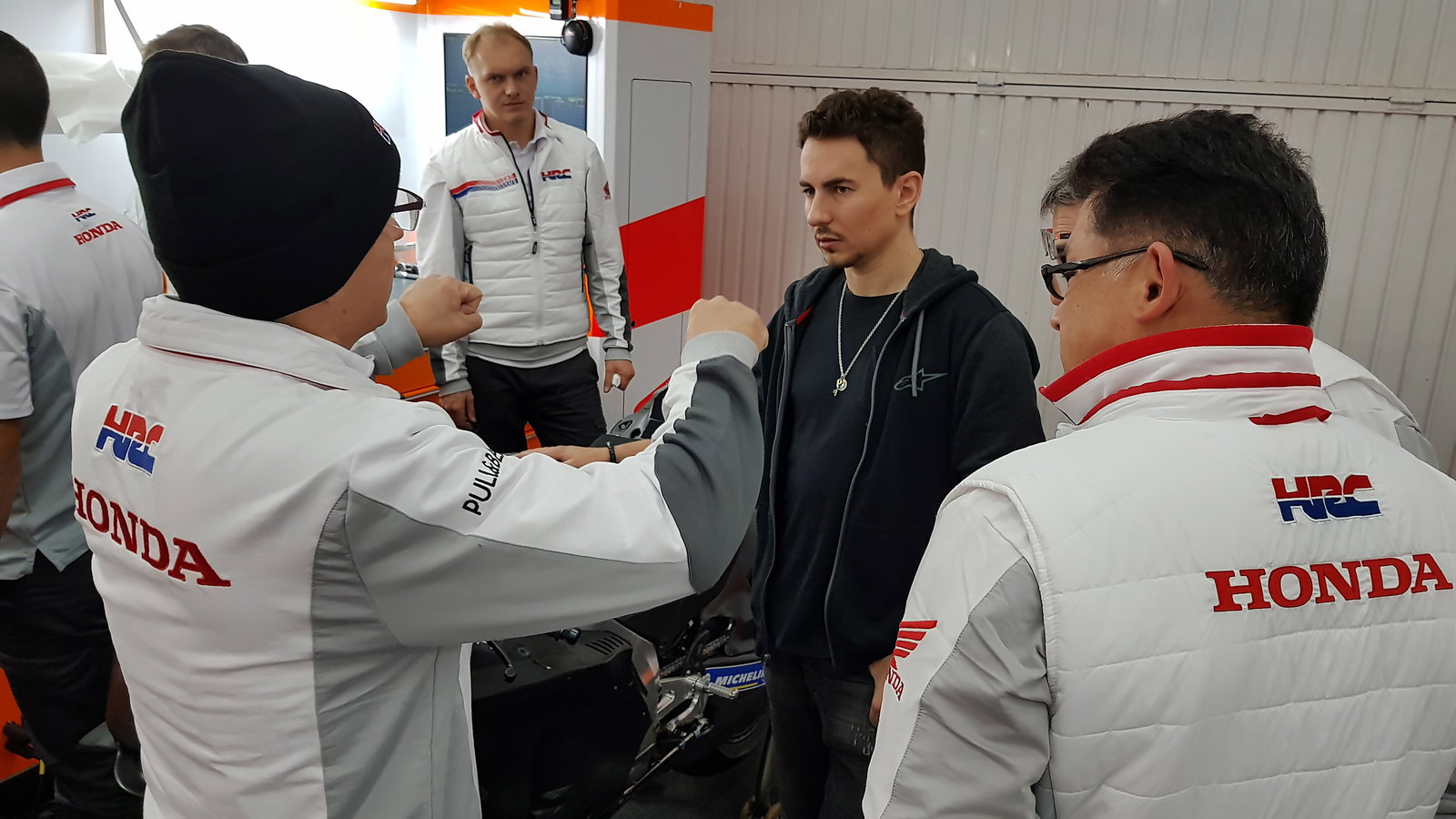 PICS: Behind the scenes at Lorenzo's Honda MotoGP debut
