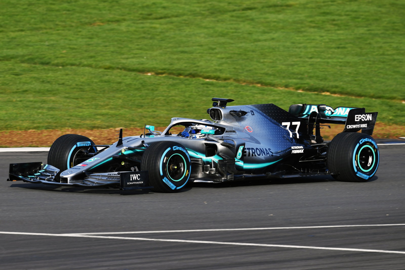 Mercedes reveals W10 Formula 1 car with fresh livery