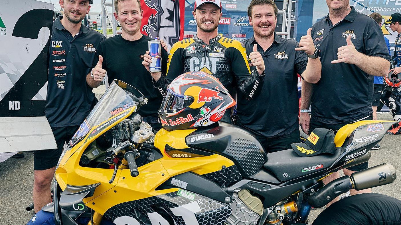 Jack Miller second on grid ASBK qualifying, Team Miller Facebook