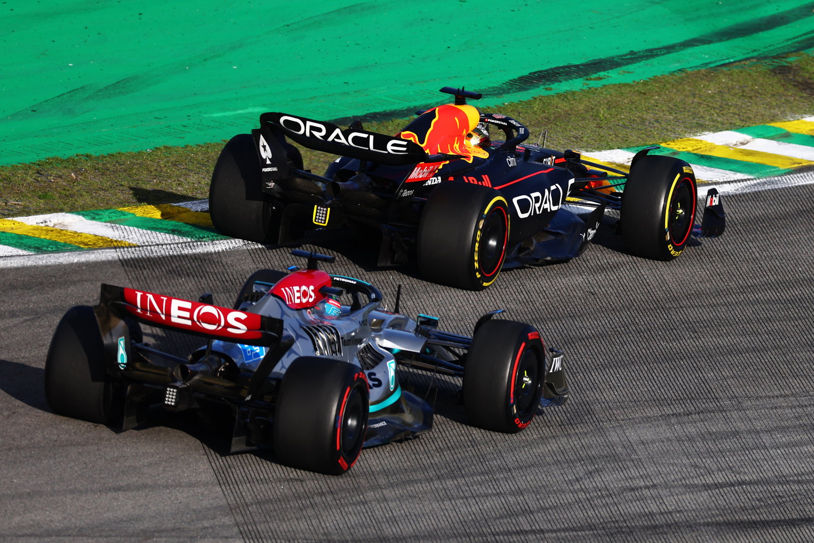 F1 Sao Paulo GP: George Russell wins thrilling sprint, Max Verstappen slips to fourth