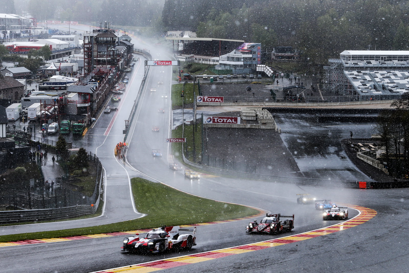Alonso, Buemi, Nakajima take snow-affected WEC Spa victory for Toyota