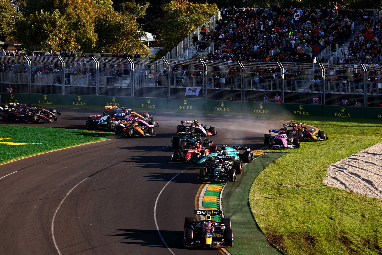Max Verstappen blames F1 race control for ‘creating own problems’ in Australian GP restart chaos