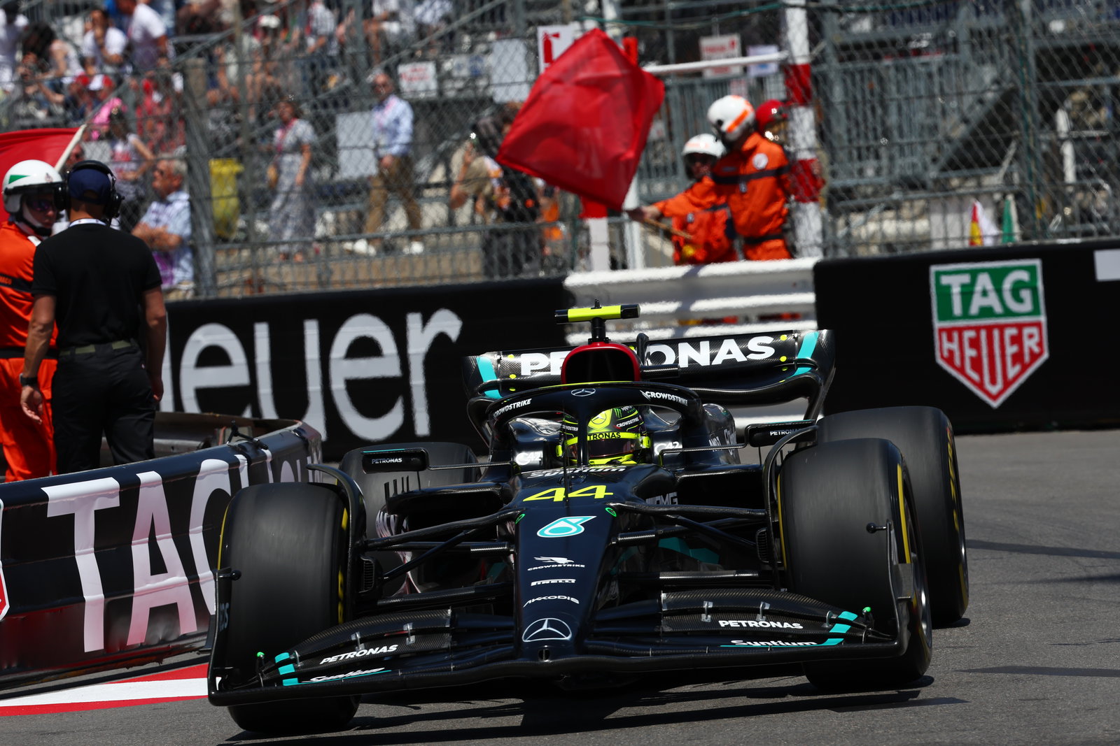 F1 Monaco GP: Carlos Sainz fastest in first practice as Mercedes debut long-awaited upgrades