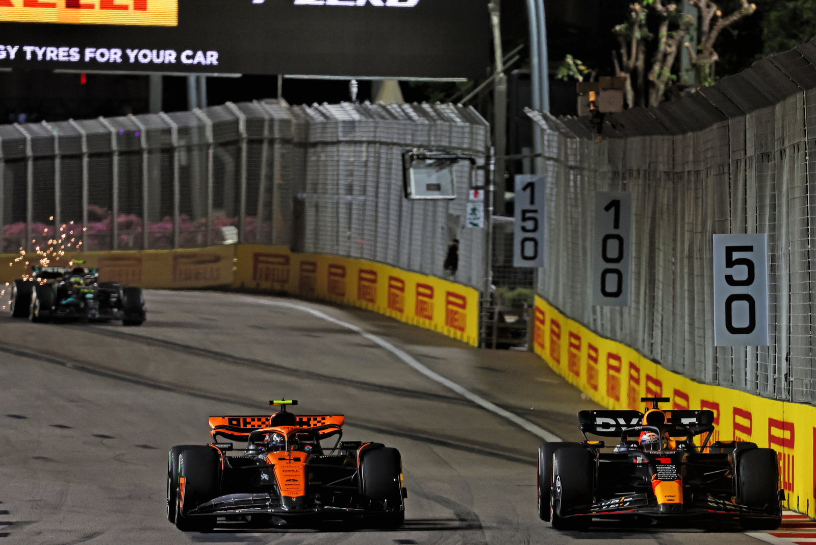 Lando Norris laughed at how bad Max Verstappen’s car was in F1 Singapore GP qualifying&nbsp;