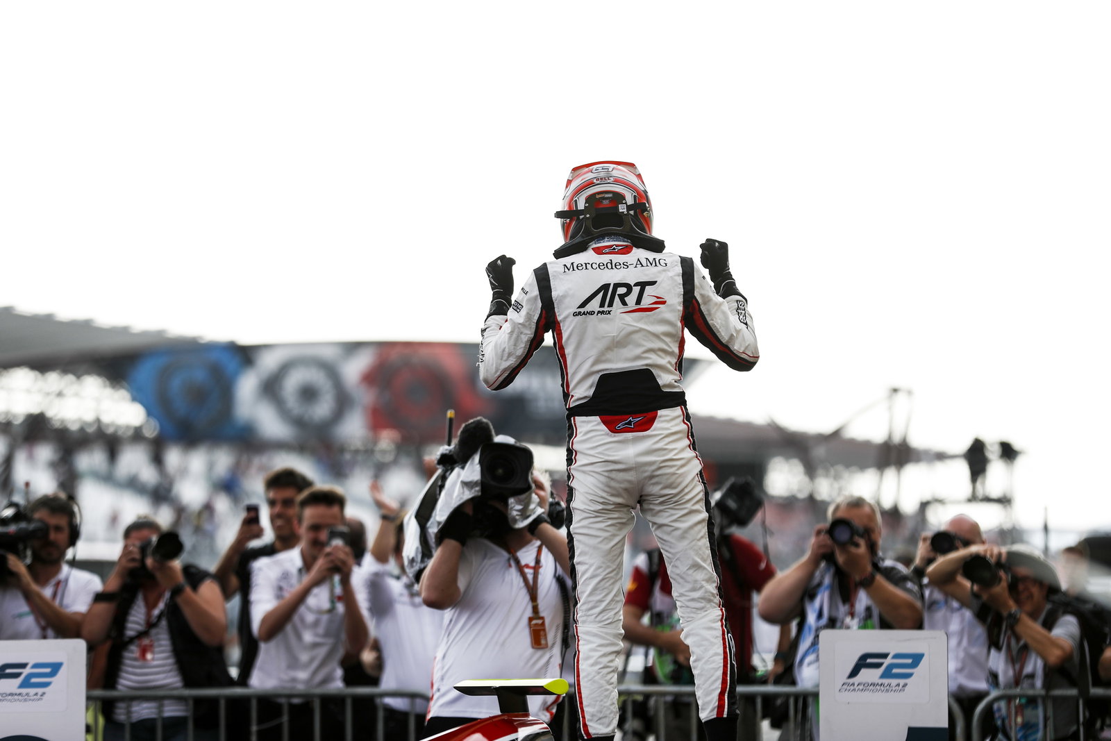 The Brit making a bulletproof case for a Formula 1 seat