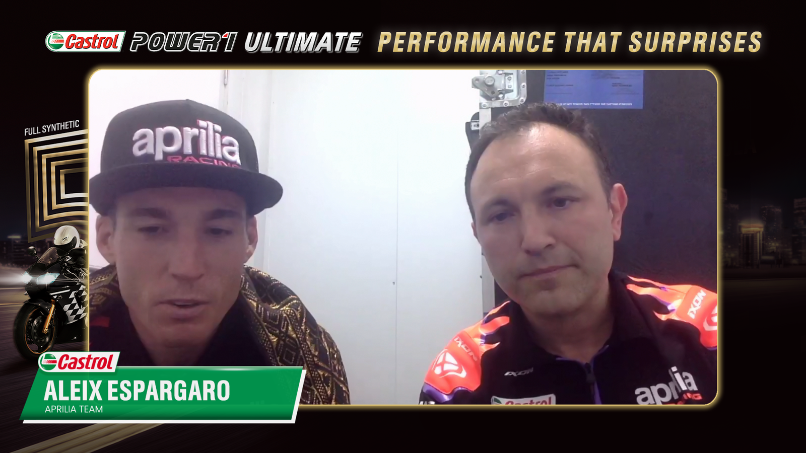 Aleix Espargaro, Aprilia Racing, at Castrol Launch