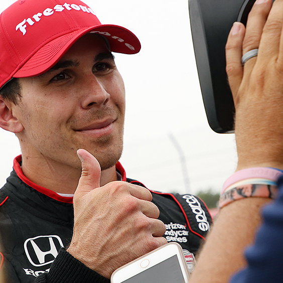 Robert Wickens stable after surgery for spinal cord injury