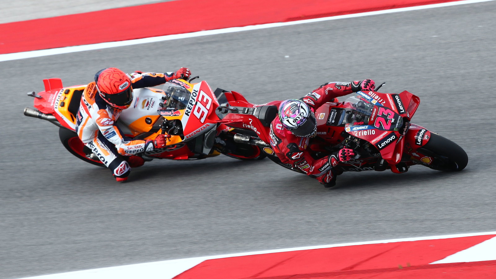 Marc Marquez, Enea Bastianini Portimao MotoGP