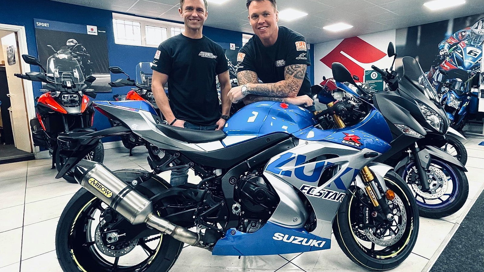 Powerslide Motorcycles Catfoss Suzuki [credit: Powerslide Motorcycles Facebook]