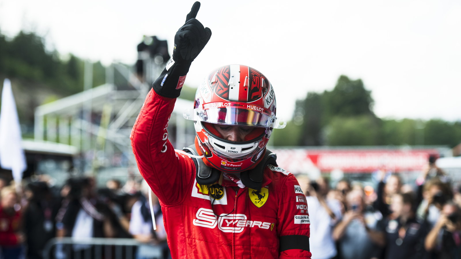 Charles Leclerc, Ferrari, F1, Belgian Grand PRix,
