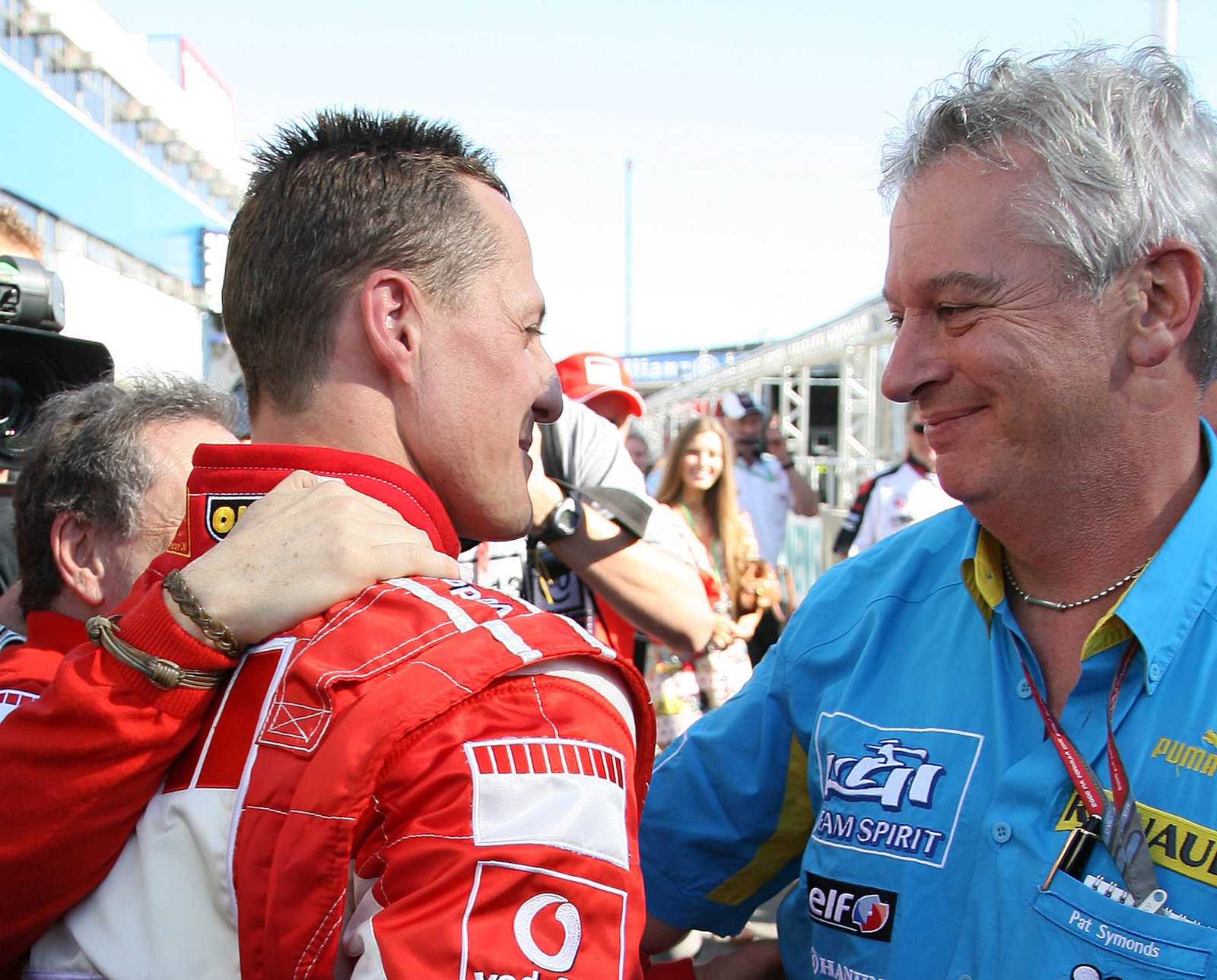 Pat Symonds, Michael Schumacher, F1, Ferrari, Renault,