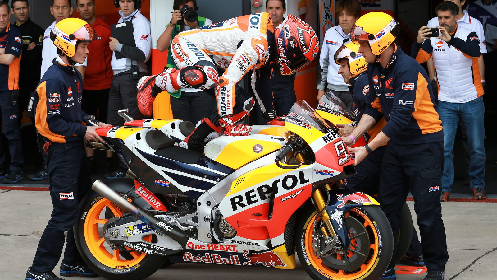 Marquez bike swap, 2017