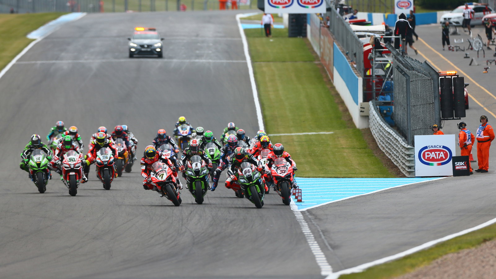 World Superbike, Donington Park, start,