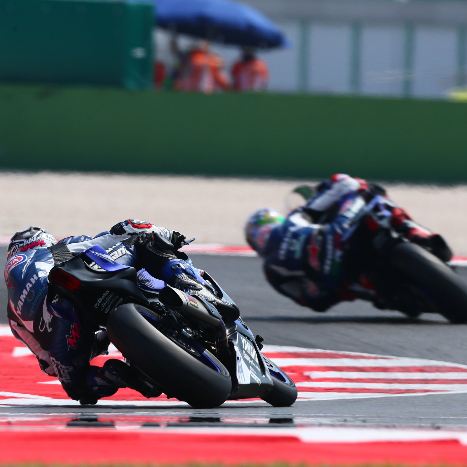 WorldSSP test: Puccetti Racing's Philip Oettl and Can Oncu in action at Misano