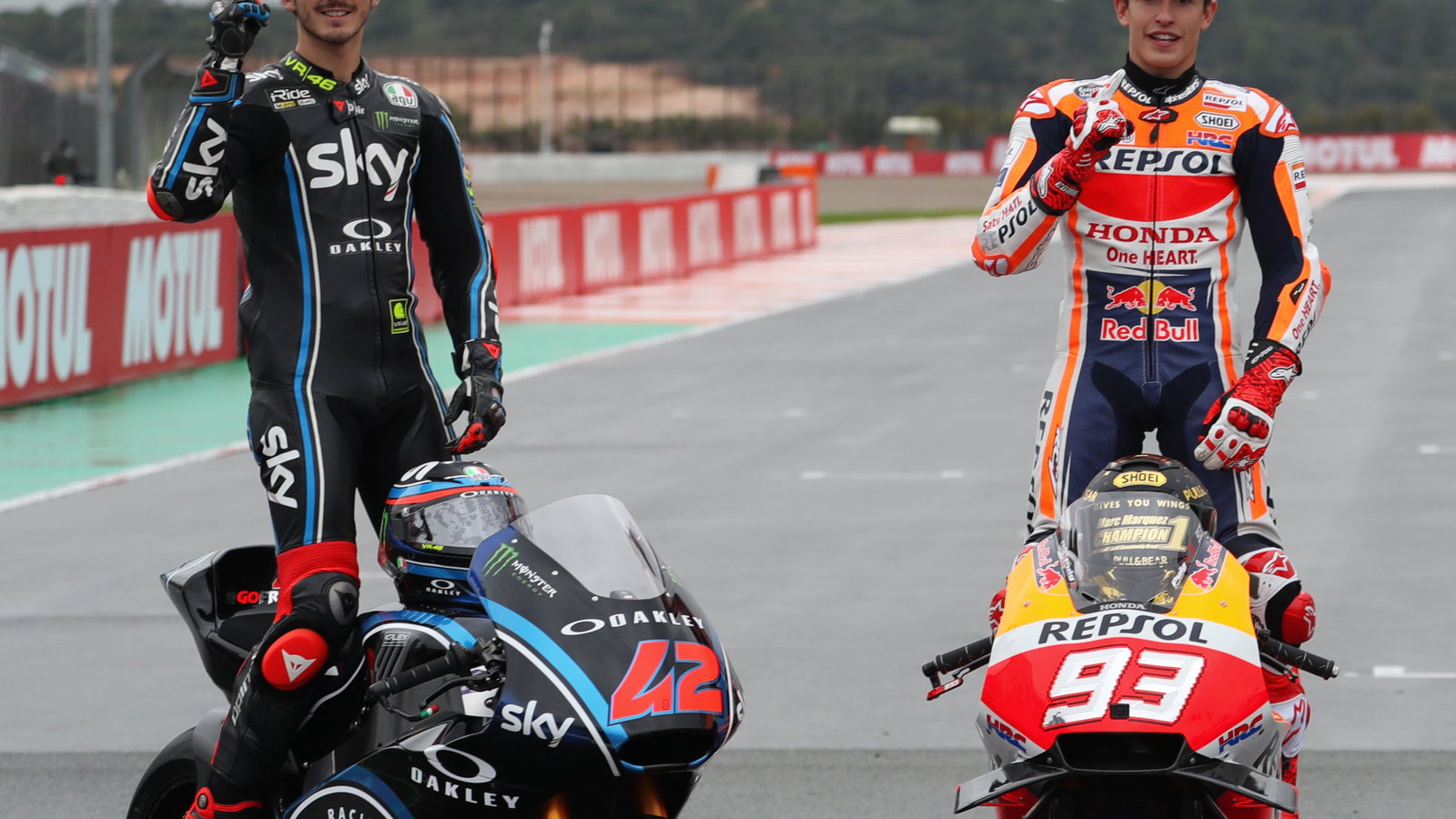 Francesco Bagnaia, Marc Marquez, MotoGP,