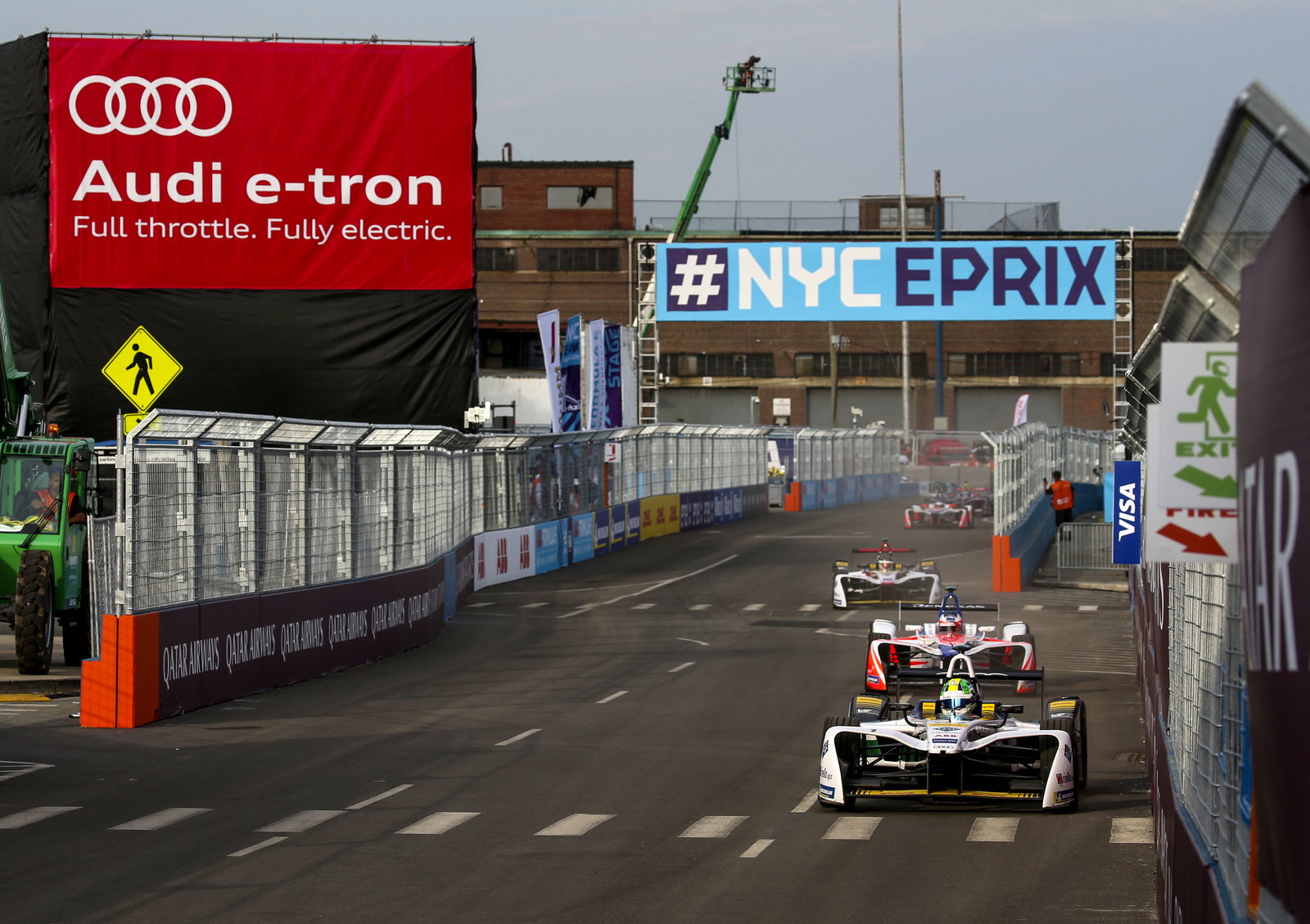 Buemi on pole for New York Formula E opener as Vergne gets penalty