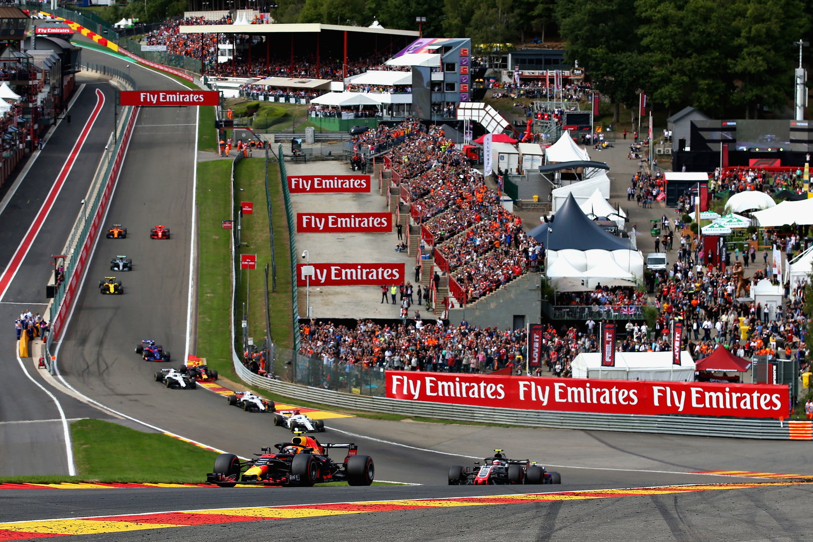 Formula 1 Belgian Grand Prix - Starting Grid