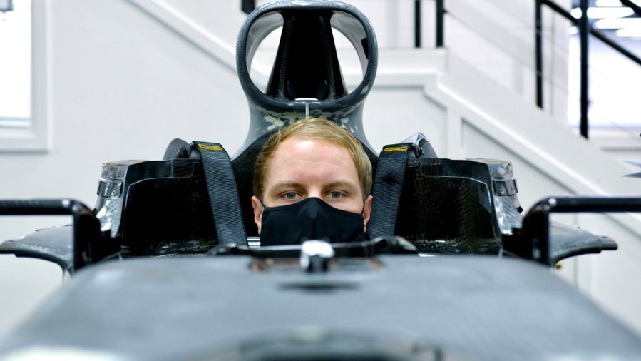 Valtteri Bottas completes Mercedes F1 seat fit ahead of 2021 season.
