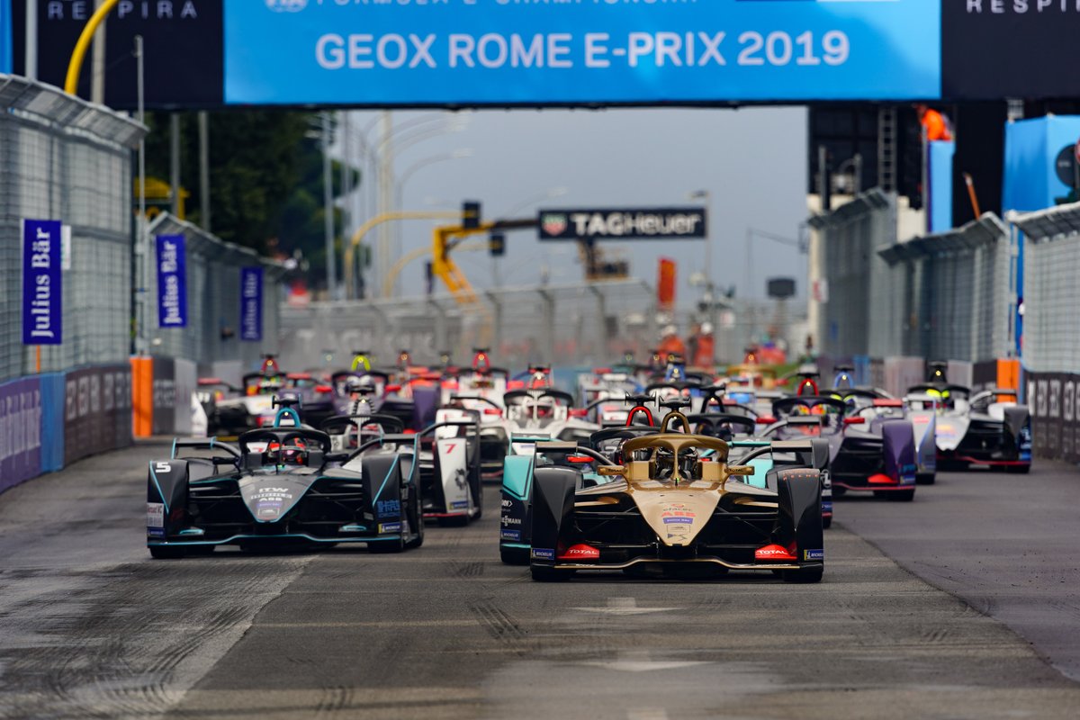Techeetah's Andre Lotterer takes first Formula E pole at Rome E-Prix