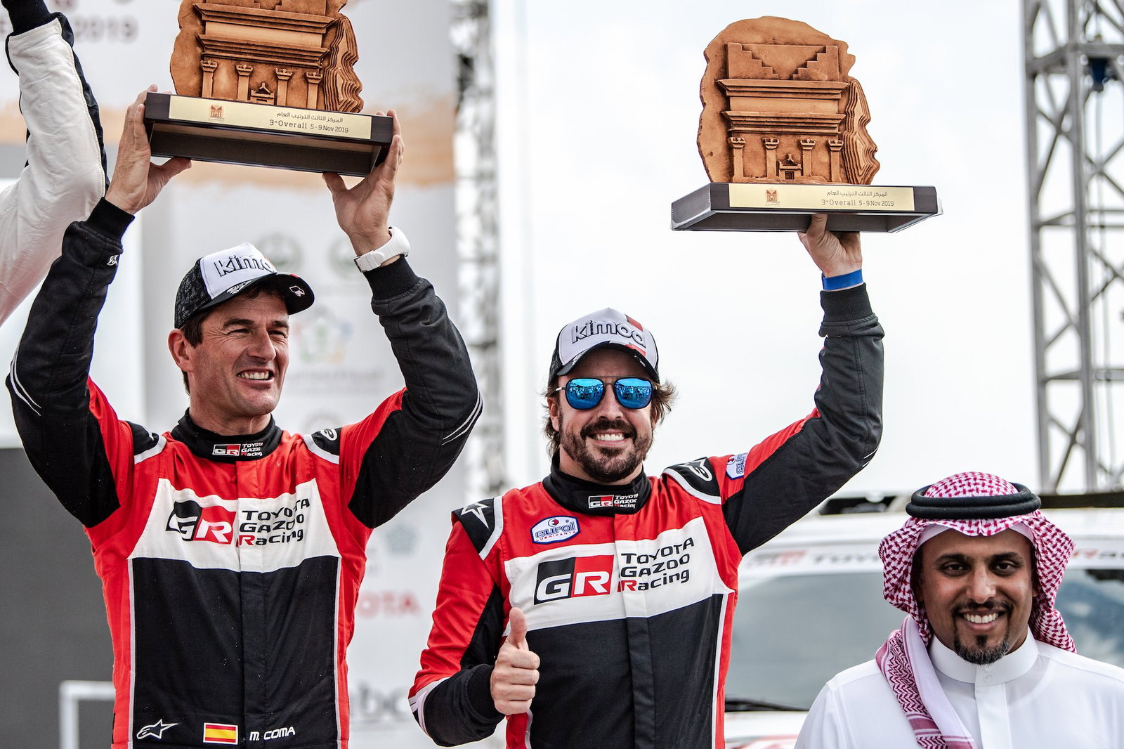 Fernando Alonso scores maiden rally raid podium in Saudi Arabia