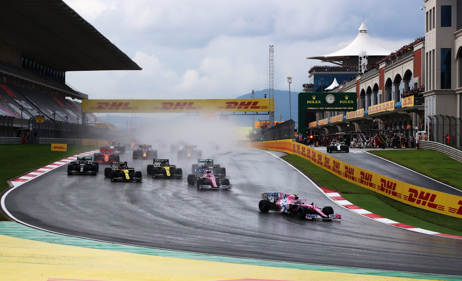 Hamilton wins thrilling wet Turkish GP to clinch seventh F1 title