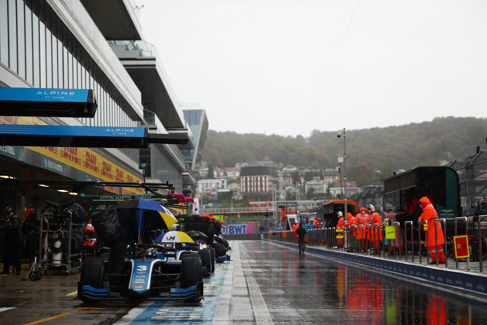 Revised schedule for F2 & F3 after cancellations due to heavy rain