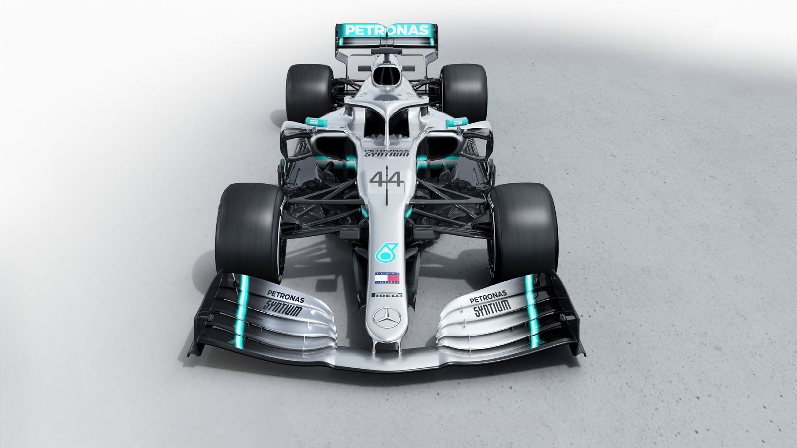 Mercedes reveals W10 Formula 1 car with fresh livery