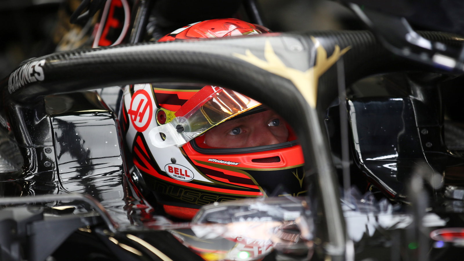 Rich Energy, stag logo, Haas, F1, 