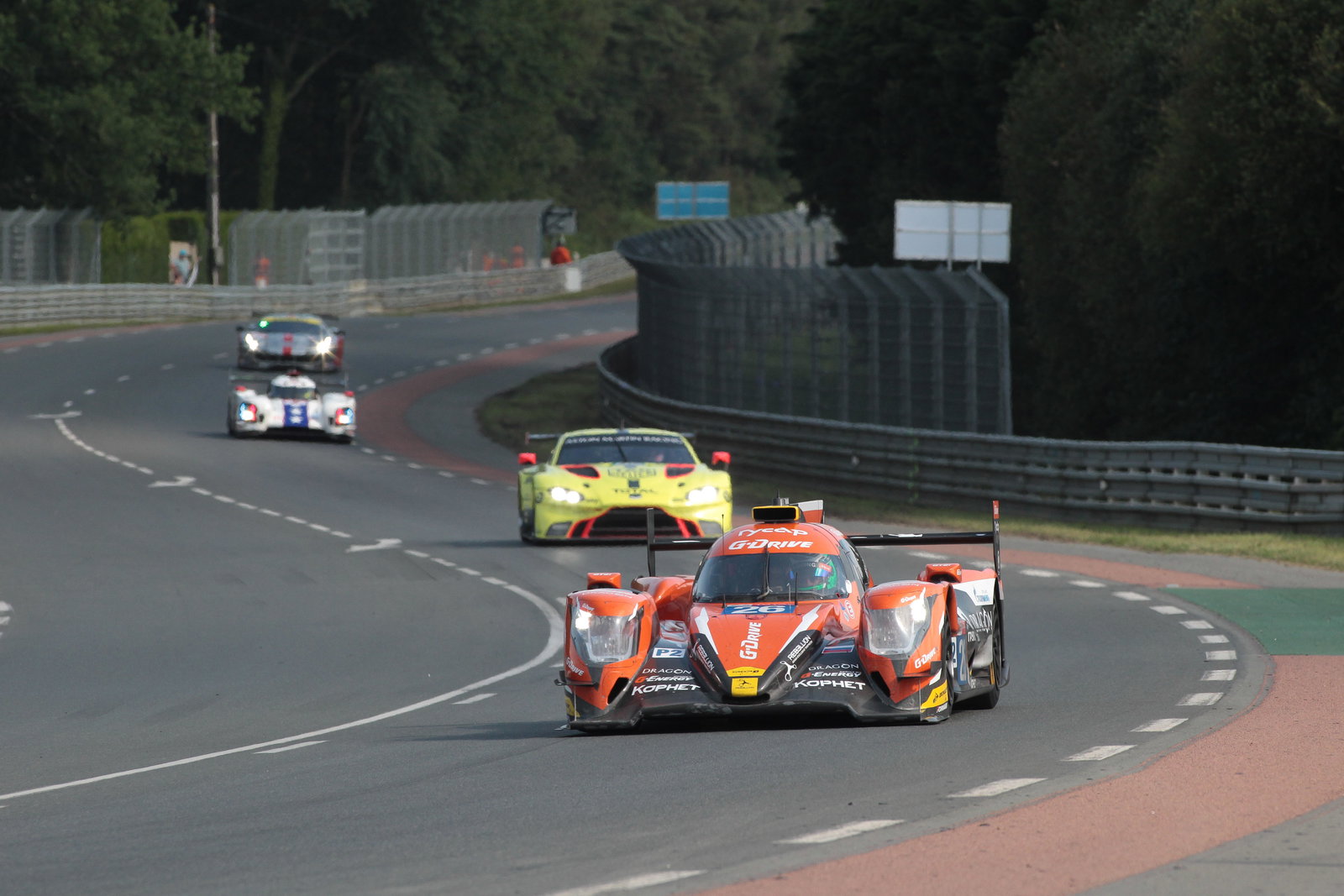 Jose Maria Lopez leads from Fernando Alonso three hours into Le Mans