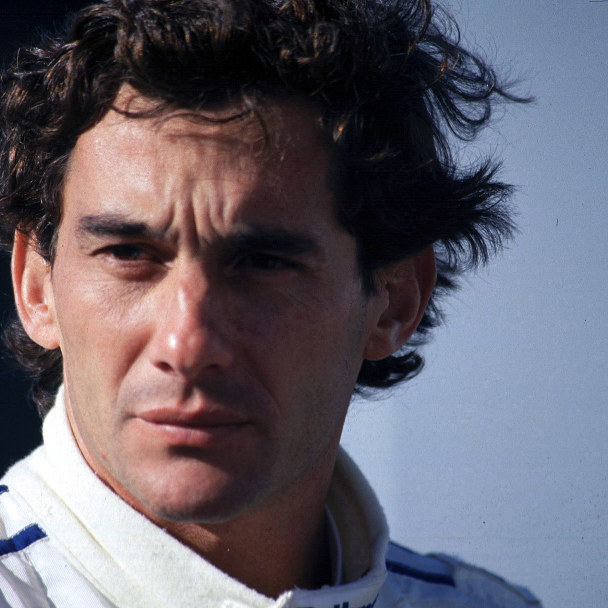 Jean-Louis Schlesser and Ayrton Senna clash