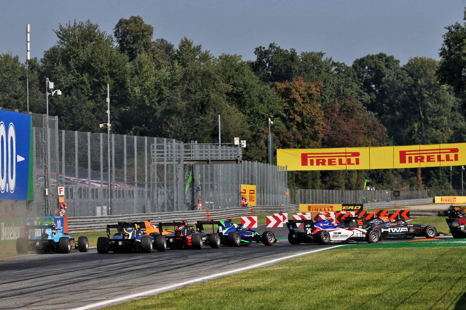 Jake Hughes wins frenetic F3 race at Monza, Oscar Piastri taken out