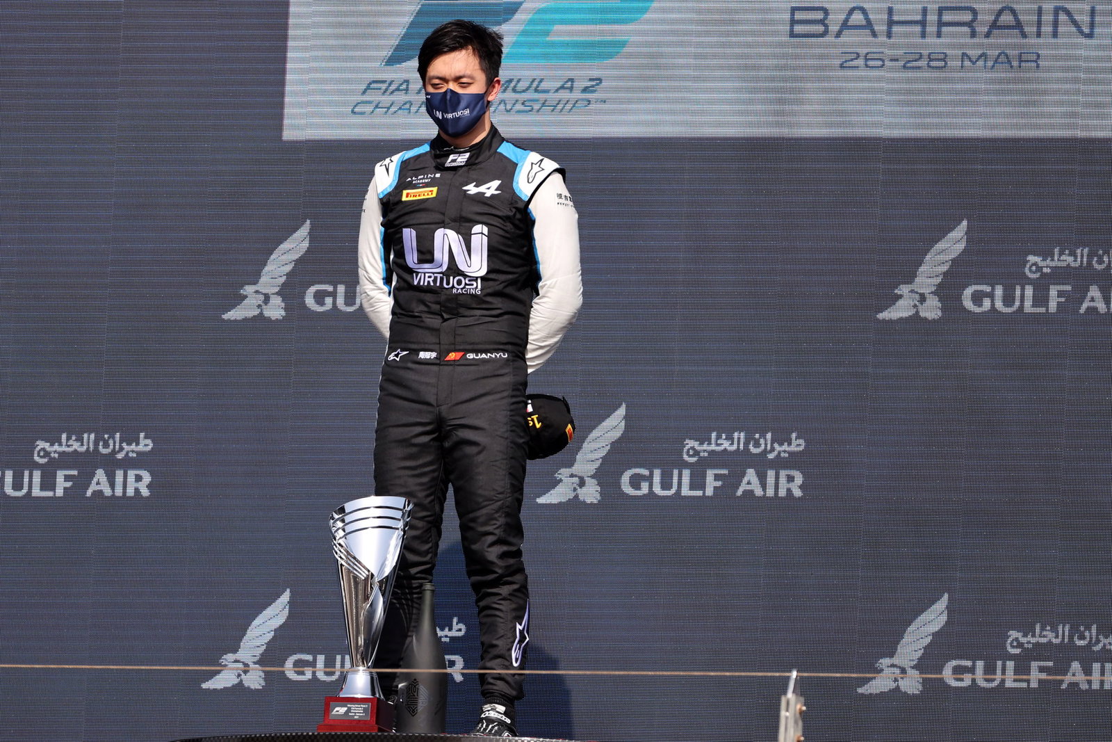 Zhou converts pole into Bahrain Formula 2 feature race win