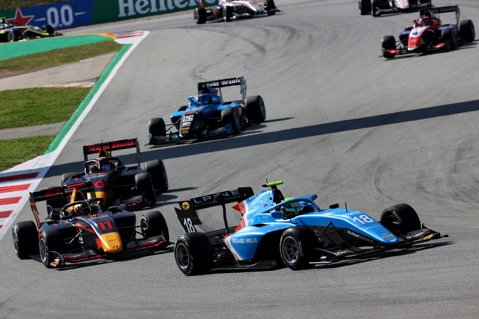 Smolyar dominates first Formula 3 sprint race in Barcelona