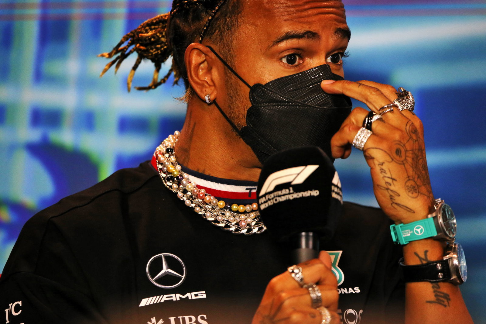 Why Lewis Hamilton is wearing a Covid mask again at F1 races