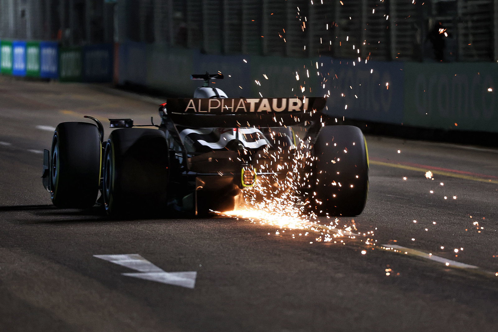 Charles Leclerc fastest in Singapore as lizards interrupt track action in FP1