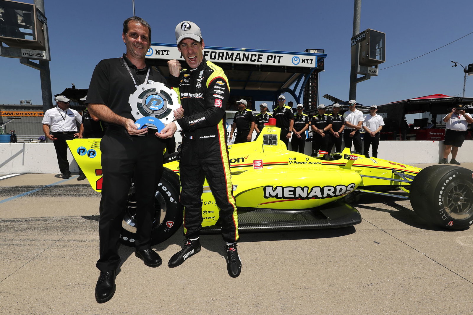 Josef Newgarden paces Team Penske 1-2-3 in opeining Iowa practice