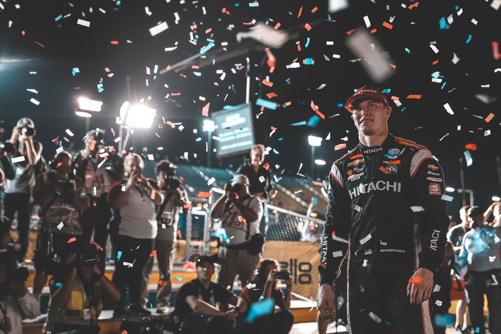 Josef Newgarden towers over the field in Iowa 300