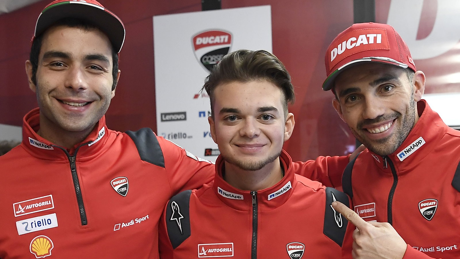 Danilo Petrucci, Andrea Saveri, Michele Pirro, Ducati,