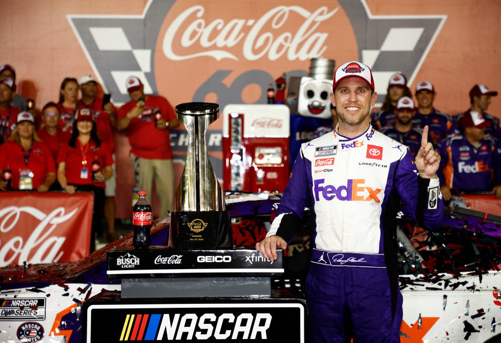 Denny Hamlin Claims Coca-Cola 600 Pole at Charlotte