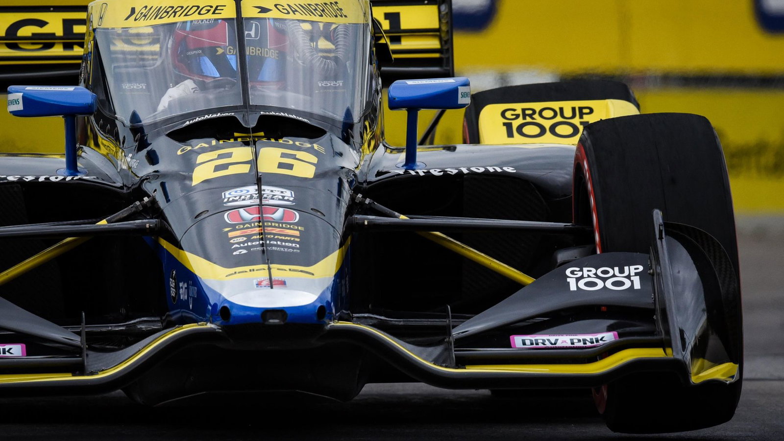 Colton Herta, Andretti Autosport, on Pole at Toronto