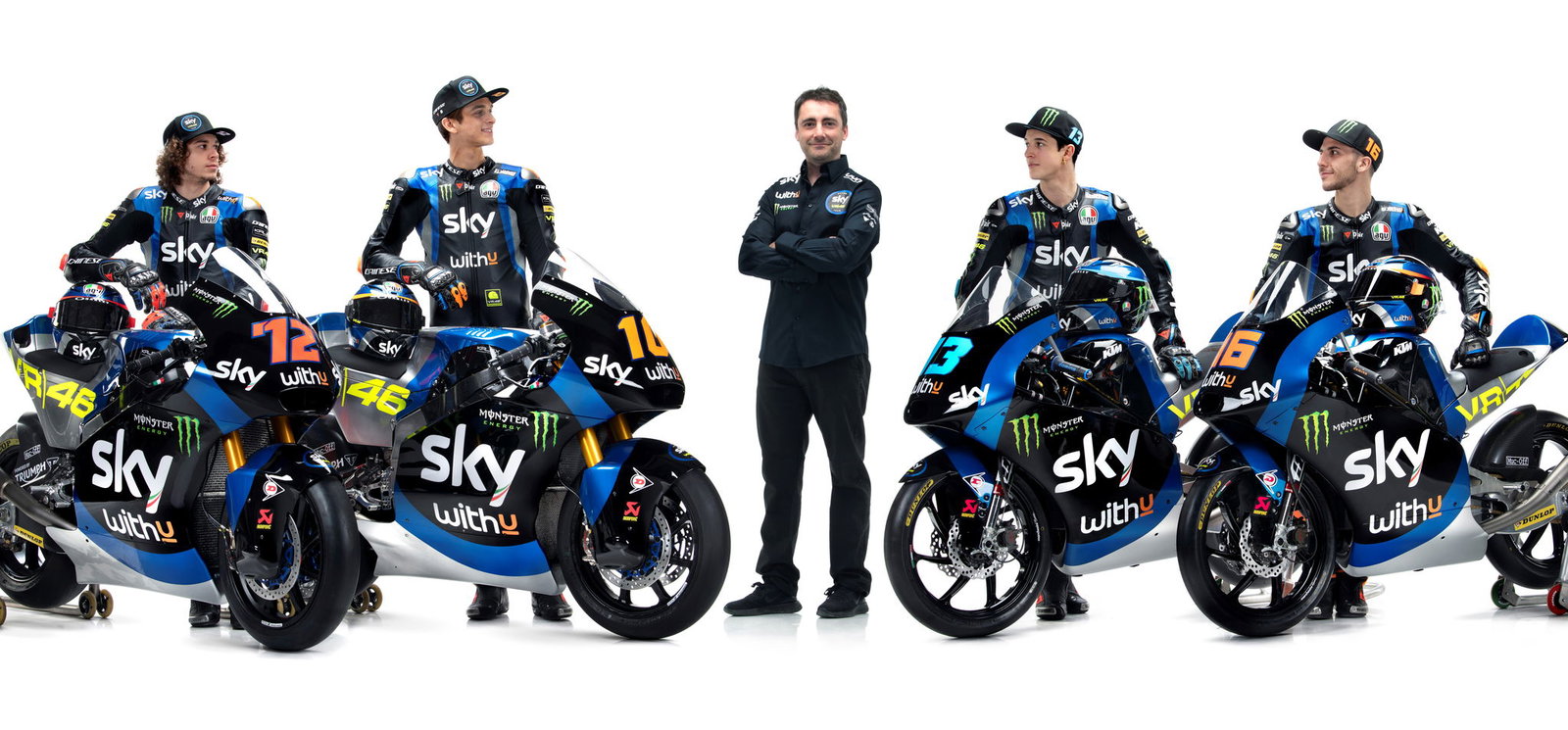 Sky Racing Team VR46 mengungkapkan warna Moto2, Moto3