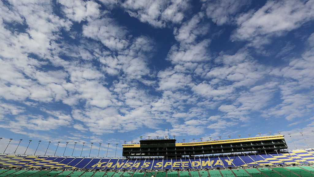 Martin Truex Jr at Kansas Speedway