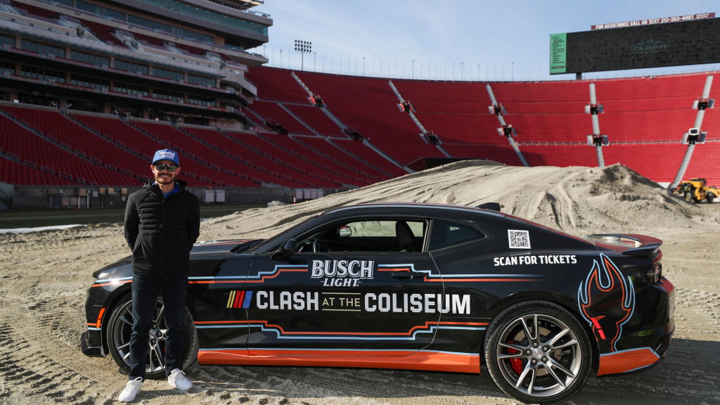 Kyle Larson, Hendrick Motorsports, Busch Light Clash at Coliseum