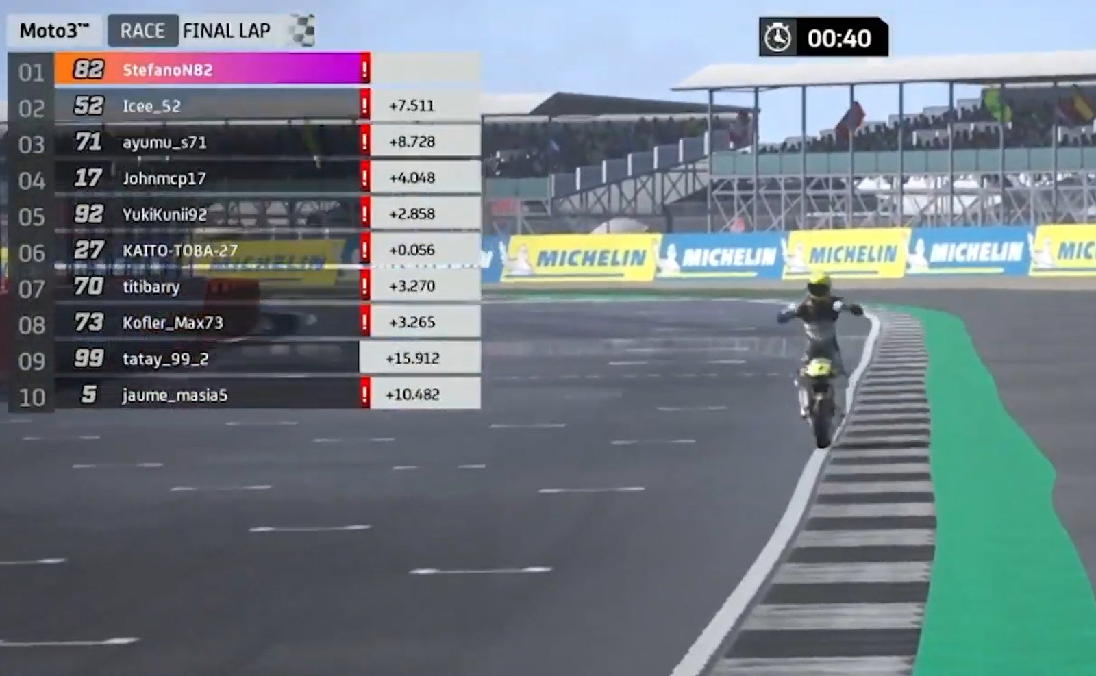Hasil: Moto3 Virtual Grand Prix Spanyol