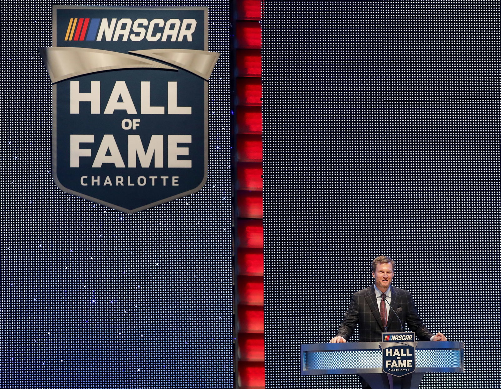 Denny Hamlin pips Kyle Larson to snap pole drought at Bristol