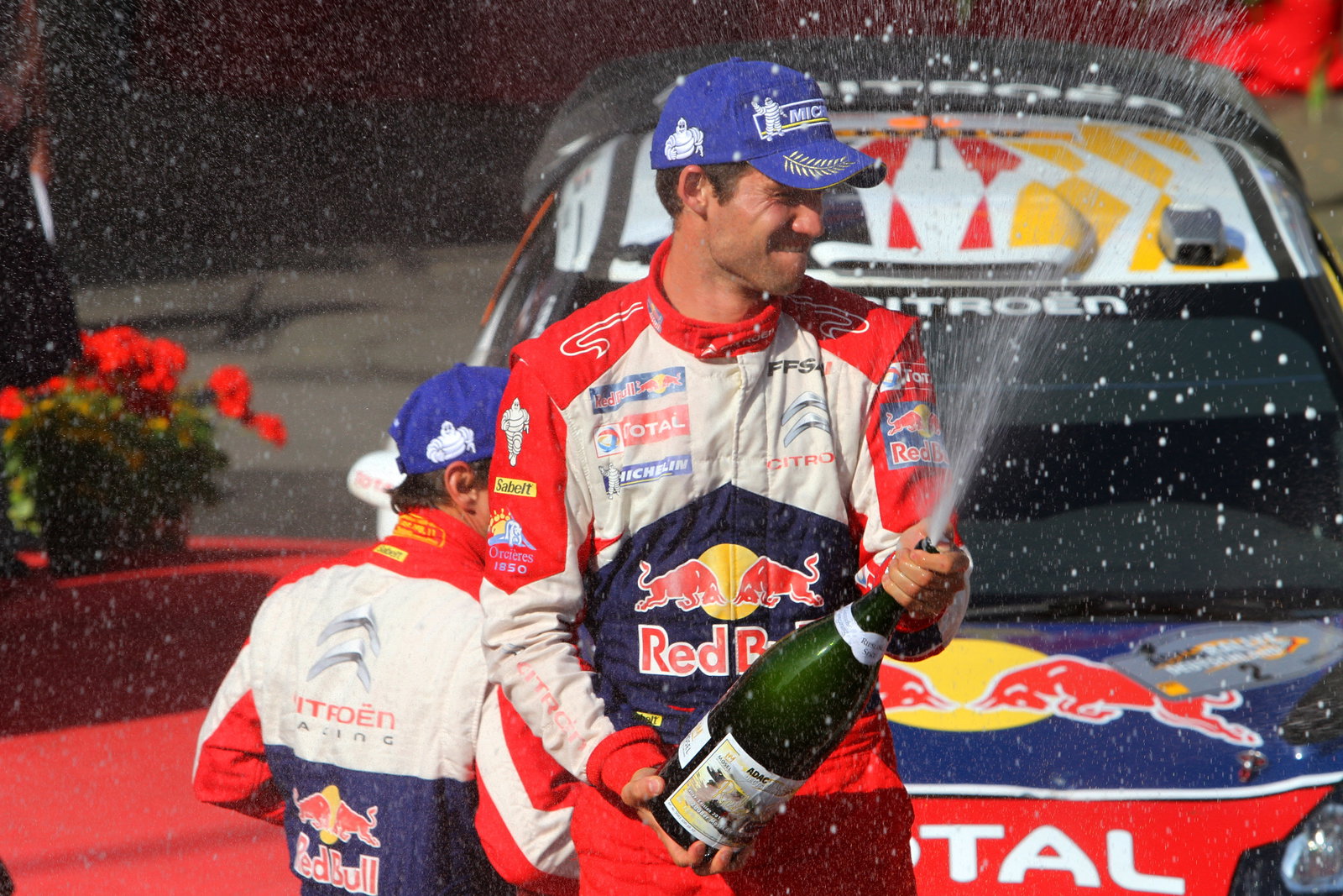 Podium, Sebastien Ogier (F) Citroen DS3 WRC, Citroen Total World Rally Team