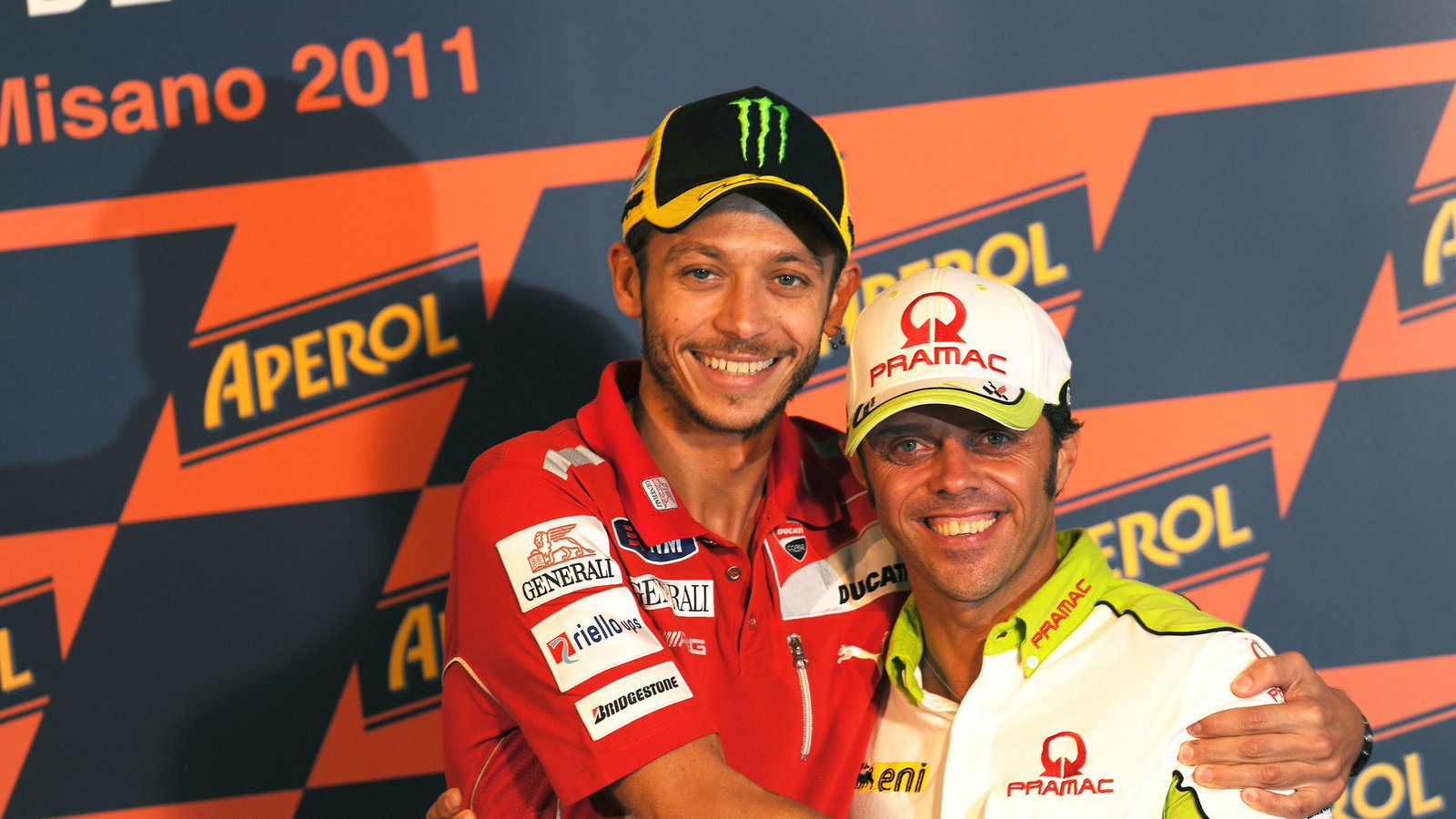 Rossi and Capirossi, San Marino MotoGP 2011