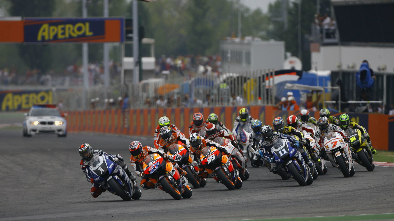 Lorenzo leads start, San Marino MotoGP 2011