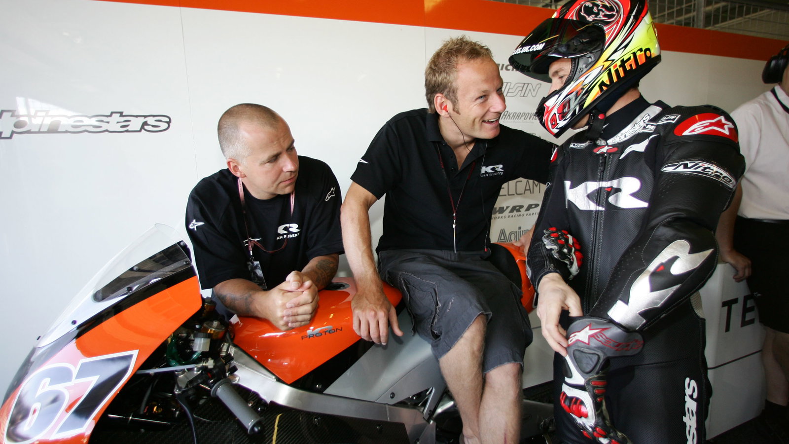 Byrne and McWilliams, Czech MotoGP, 2005