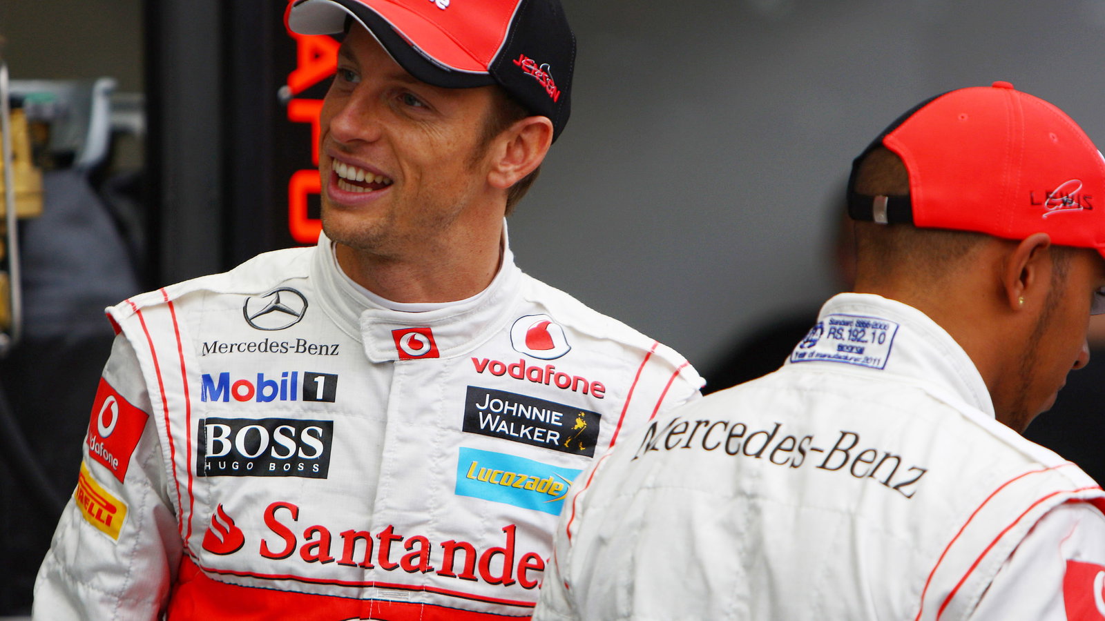 22.09.2011- Jenson Button (GBR), McLaren Mercedes, MP4-26 and Lewis Hamilton (GBR), McLaren Merced